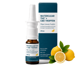 WaterClear THC™ Dronabinol + CBD Tropfen 25/25 mg/ml Zitrone
