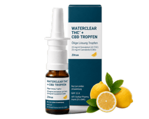 WaterClear THC™ Dronabinol + CBD Tropfen 25/25 mg/ml Zitrone