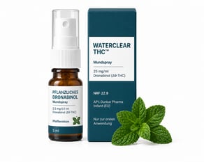 WaterClear THC™ Dronabinol Tropfen 25 mg/ml Pfefferminze