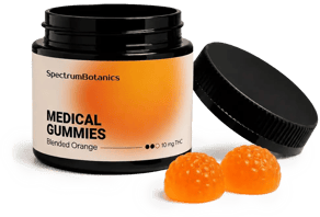 THC Gummies Orange 10mg THC - SpectrumBotanics